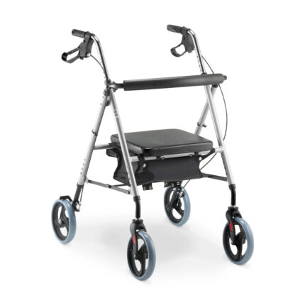 Andador Dobrável D12 com Assento 4 Rodas